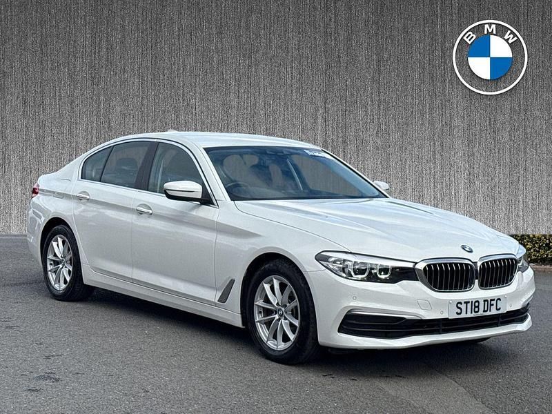 White Used 2018 BMW 520 Sport Line Sedan | £17,699 (Good price) - Image 1/4