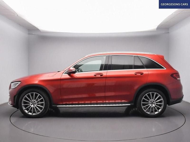 Used Mercedes GLC300 AMG line 245 HP (180 kW) 2019 Red SUV