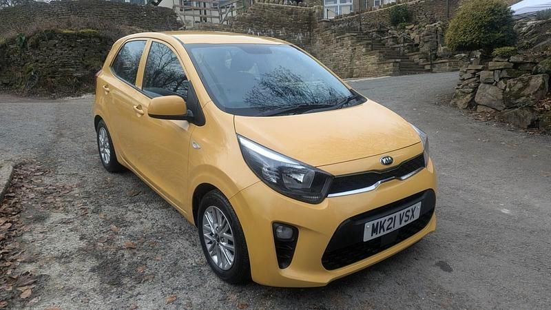 Yellow Used 2021 Kia Picanto Hatchback | £6,450 (Good price) - Image 1/4