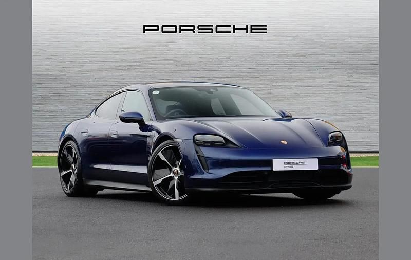 Blue Used 2021 Porsche Taycan Sedan | £49,990 (Expensive) - Image 1/4