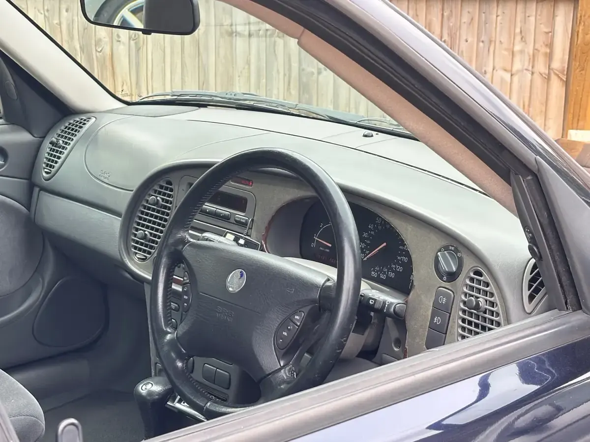 Used Saab 9-3 150 HP (110 kW) 2001 Blue Hatchback