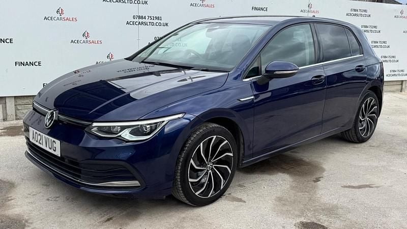 Used VW Golf VIII Style 2021 Blue Hatchback