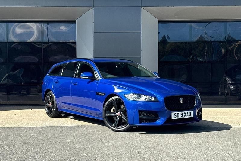 Blue Used 2019 Jaguar XF Sportbrake R-Sport Estate | £17,890 (Fair price) - Image 1/4