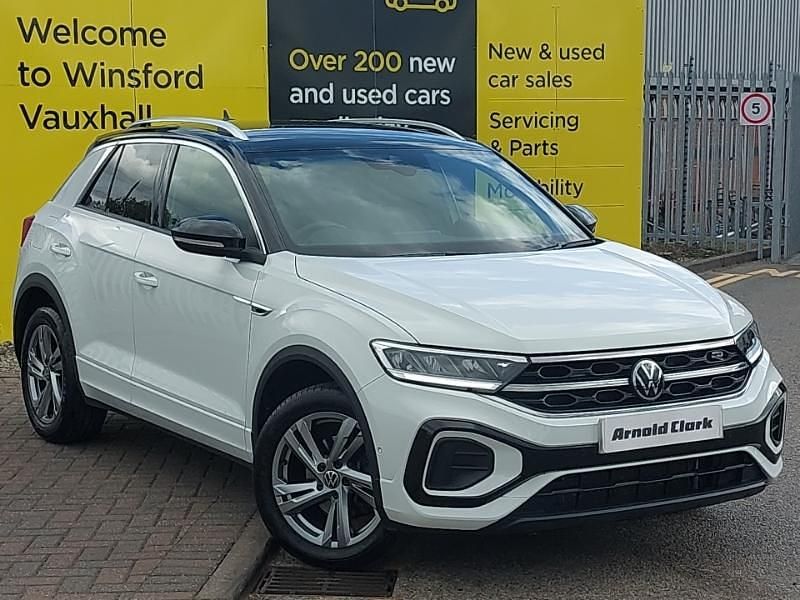 White Used 2022 VW T-Roc R-line SUV | £22,298 (Fair price) - Image 1/4