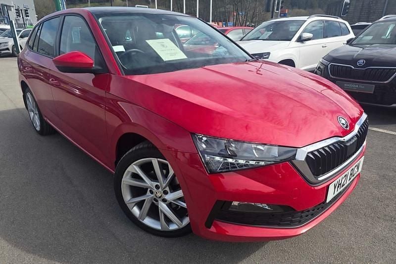 Used Skoda Scala SE L 2021 Red Hatchback