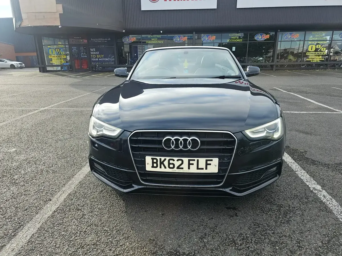 Used Audi A5 Cabriolet S-Line 177 HP (130 kW) 2012 Black Cabriolet