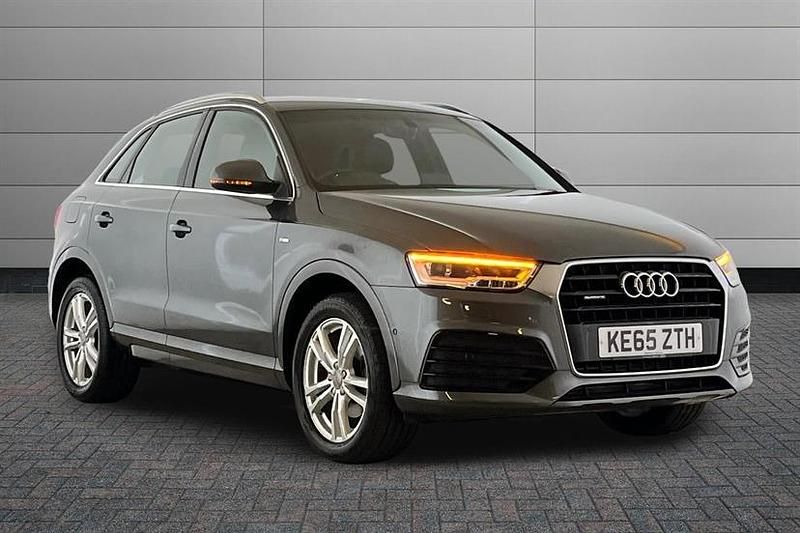 Grey Used 2015 Audi Q3 S-Line SUV | £15,690 (Fair price) - Image 1/4