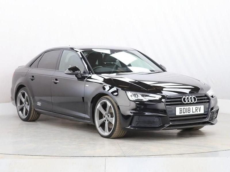 Used Audi A4 Black Edition 150 HP (110 kW) 2018 Black Sedan