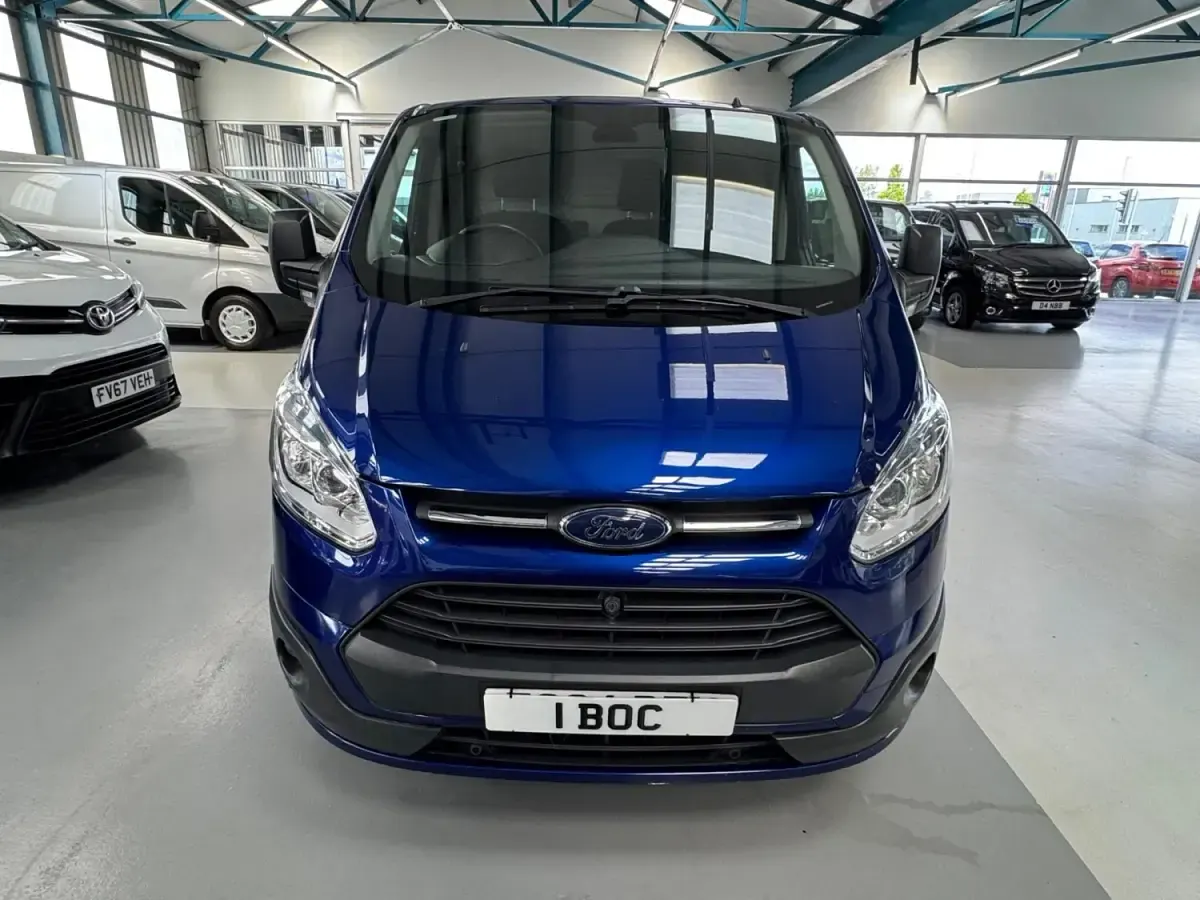 Usado Ford Transit Custom Trend 100 HP (73 kW) 2014 Azul Van