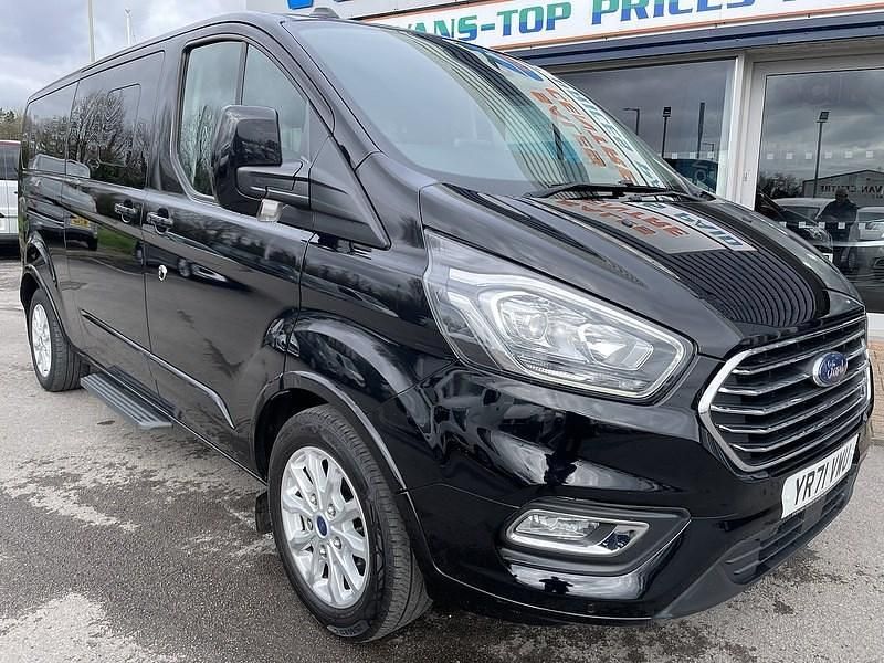 Used Ford Tourneo Custom Titanium 128 HP (94 kW) 2021 Black Van