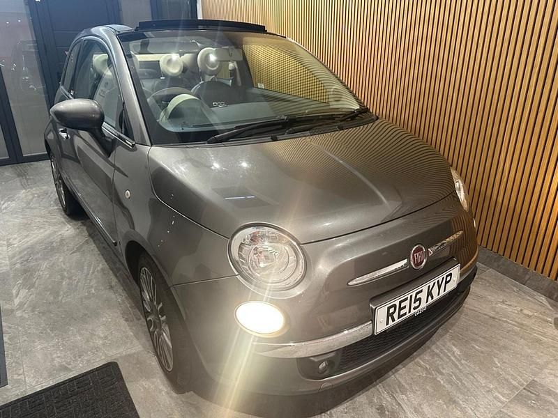 Grey Used 2015 Fiat 500C Lounge Cabriolet | £7,295 (Fair price) - Image 1/3