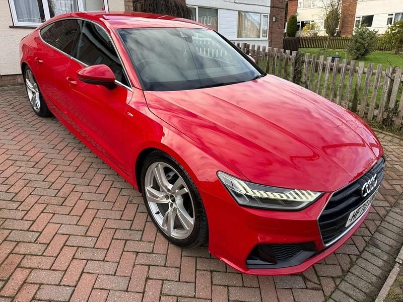 Used Audi A7 Sportback S-Line 204 HP (150 kW) 2020 Red Hatchback