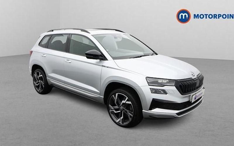 Used Skoda Karoq SportLine 150 HP (110 kW) 2024 Silver SUV