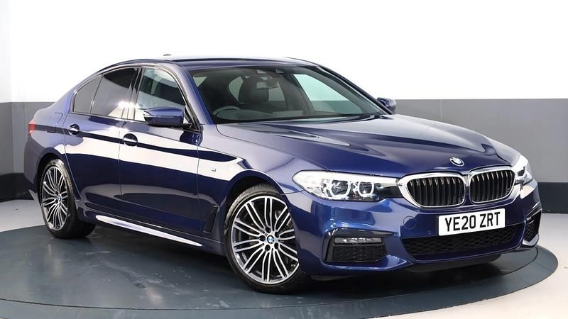 Blue Used 2020 BMW 520 M Sport | £25,500 (Fair price) - Image 1/4