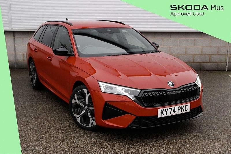Used Skoda Octavia vRS 261 HP (191 kW) 2024 Velvet red metallic Estate