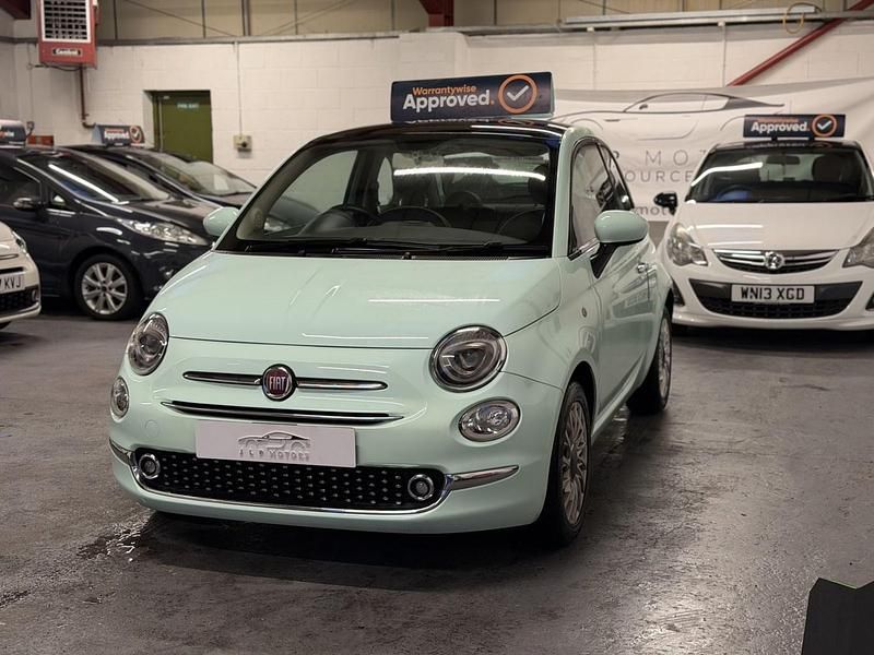 Used Fiat 500 Lounge 69 HP (50 kW) 2016 Green Hatchback