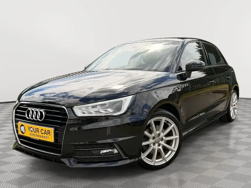 Used Audi A1 Sportback S-Line 125 HP (91 kW) 2016 Black Hatchback