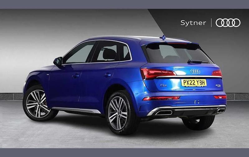 Used Audi Q5 S-Line 200 HP (147 kW) 2022 Blue SUV