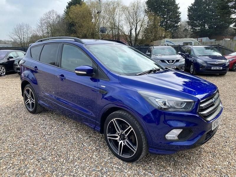 Used Ford Kuga ST-Line 150 HP (110 kW) 2017 Blue SUV