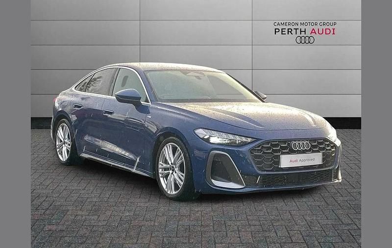 Blue Used 2025 Audi A5 S-Line Sedan | £39,995 - Image 1/4