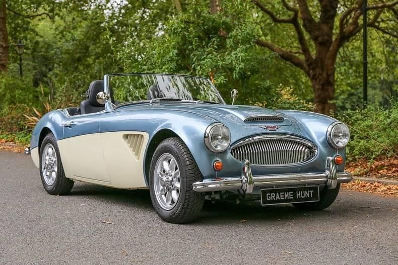 Used Austin Healey 3000 MK II 200 HP (147 kW) 1961 Blue Cabriolet