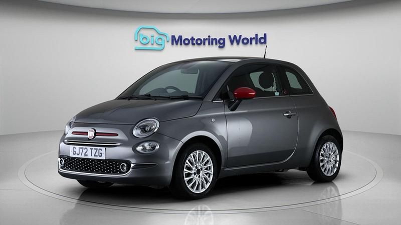 Used Fiat 500 Red 69 HP (50 kW) 2022 Grey Hatchback