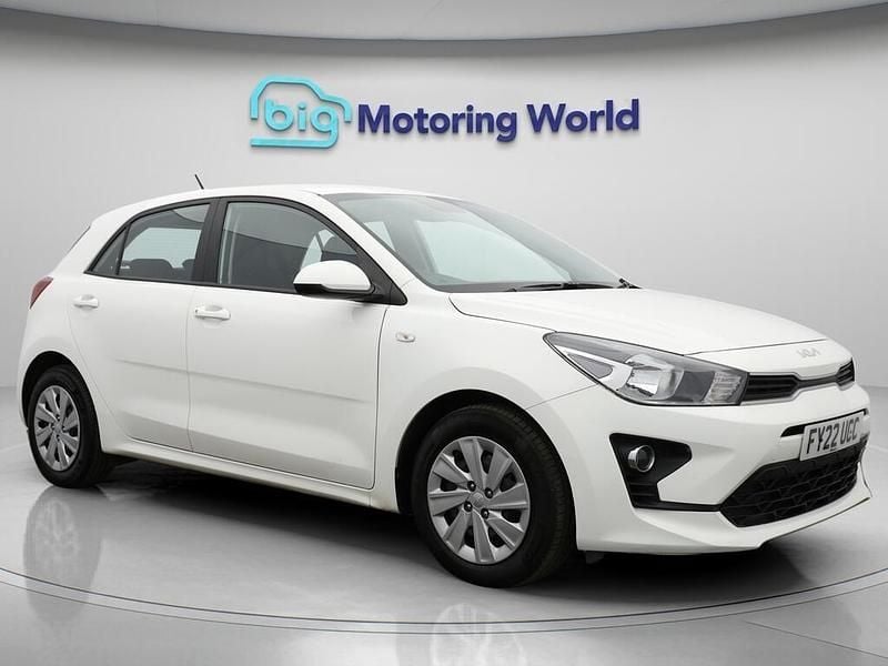 White Used 2022 Kia Rio Hatchback | £10,300 (Good price) - Image 1/4
