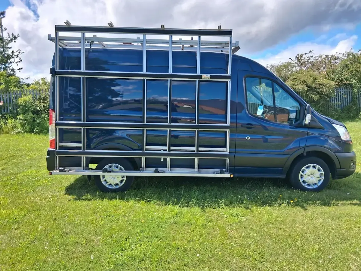 Used Ford Transit Trend 130 HP (95 kW) 2021 Blue Van