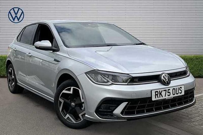 Used VW Polo R-line 95 HP (69 kW) 2025 Reflex silver metallic Hatchback