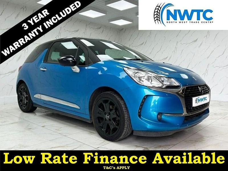 Blue Used 2016 DS Automobiles DS3 Elegance Hatchback | £4,595 (Fair price) - Image 1/3
