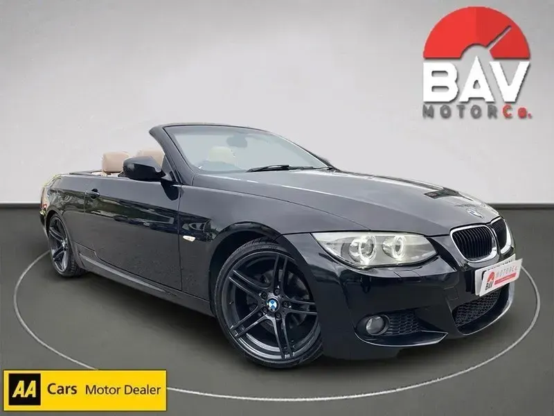 Used BMW 320 Cabriolet M Sport 184 HP (135 kW) 2012 Black Cabriolet