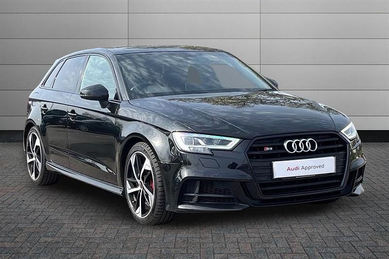 Used Audi A3 Black Edition 300 HP (220 kW) 2019 Panther black Sedan