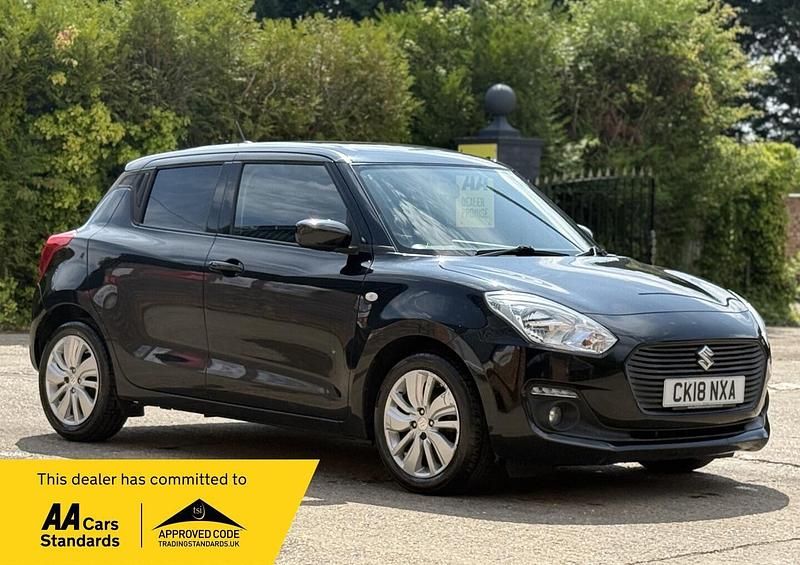 Black Used 2018 Suzuki Swift SZ-T Hatchback | £6,490 (Fair price) - Image 1/2