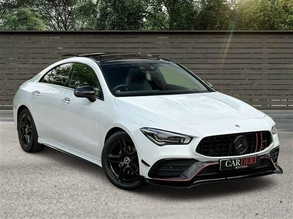 White Used 2020 Mercedes CLA180 AMG line Sedan | £22,995 (A bit pricey) - Image 1/4