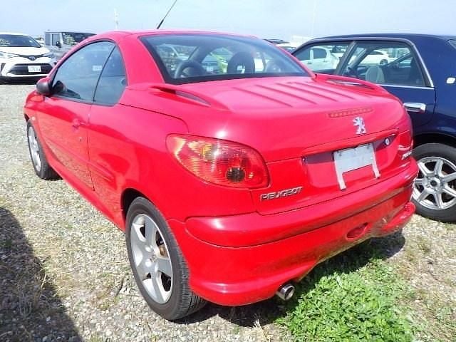 Used Peugeot 206 CC 2005 Red Cabriolet
