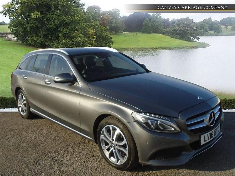 Used Mercedes C220 170 HP (125 kW) 2018 Grey Estate