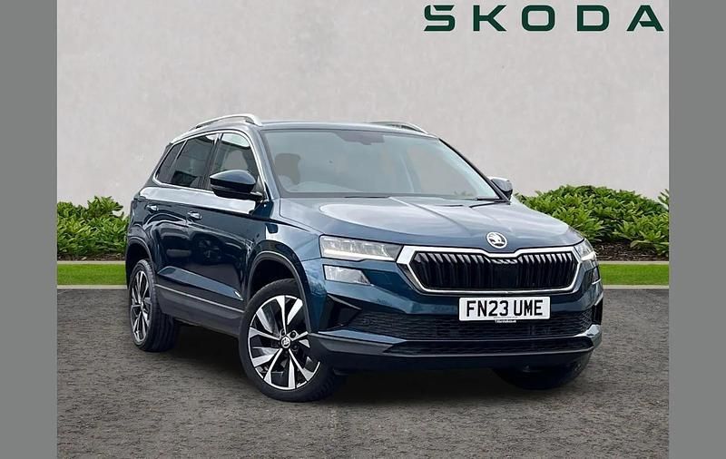 Used Skoda Karoq SE L 150 HP (110 kW) 2023 Blue SUV