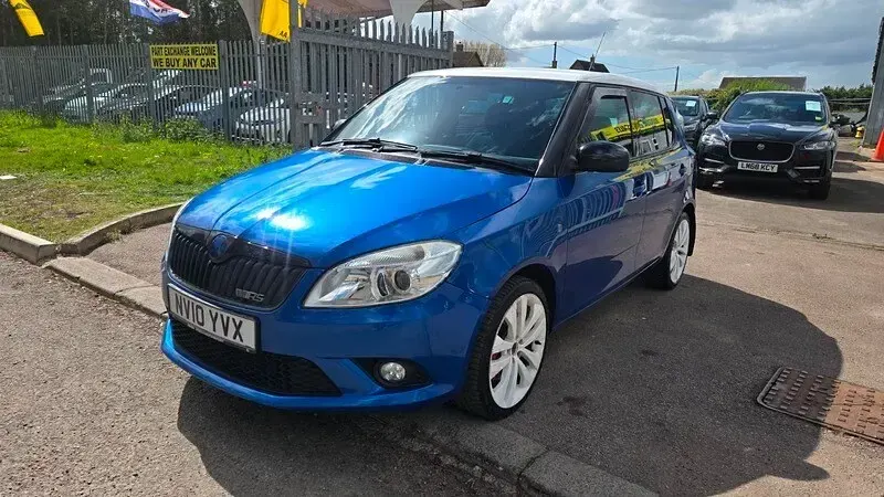 Used Skoda Fabia vRS 180 HP (132 kW) 2010 Blue