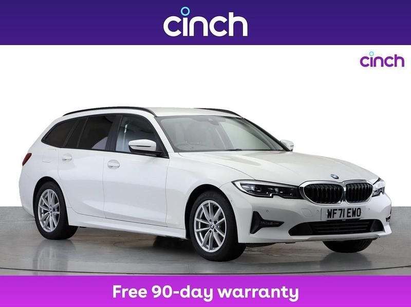 White Used 2021 BMW 320 Estate | £21,699 (Good price) - Image 1/3