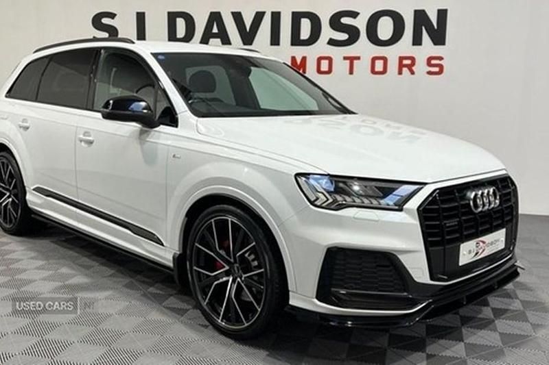 Used Audi Q7 Black Edition 231 HP (169 kW) 2020 White SUV