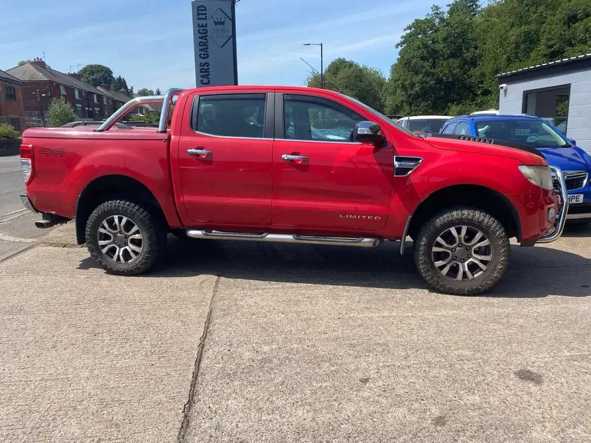 Used Ford Ranger Limited 2013 Red Pickup
