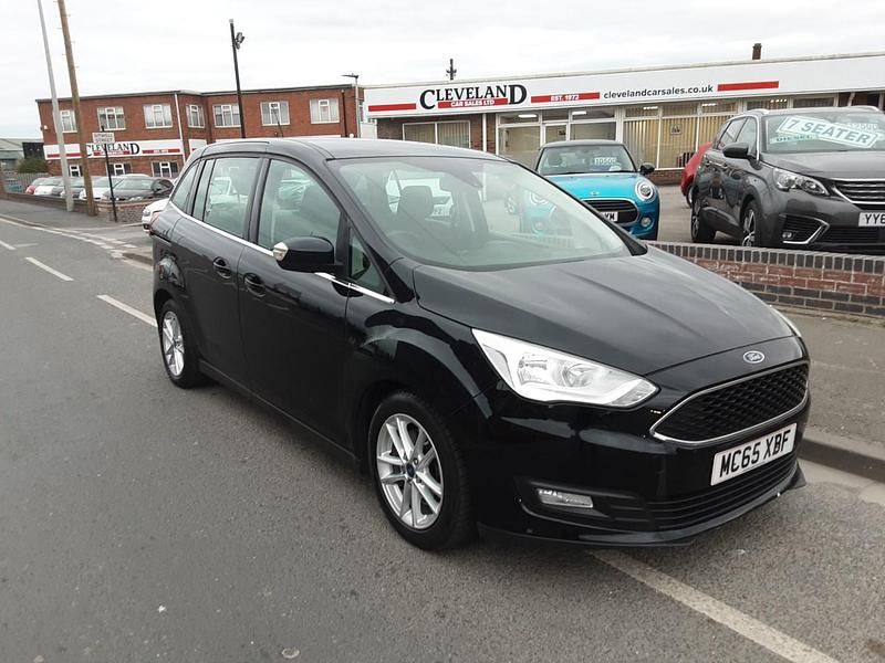 Used Ford Grand C-Max Zetec 125 HP (91 kW) 2016 Black MPV