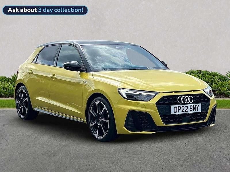 Yellow Used 2022 Audi A1 Black Edition Hatchback | £19,399 (Fair price) - Image 1/4