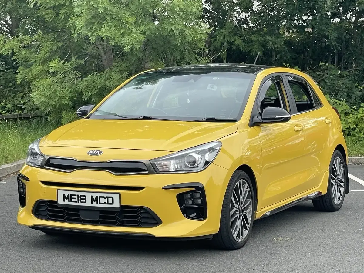 Used Kia Rio GT-Line 2019 Yellow Hatchback