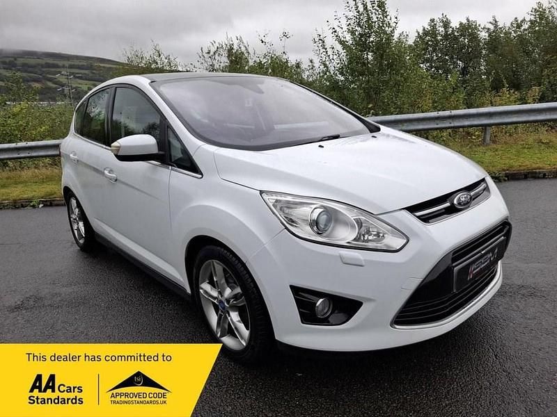 White Used 2014 Ford C-MAX Titanium X MPV | £6,799 (Expensive) - Image 1/4