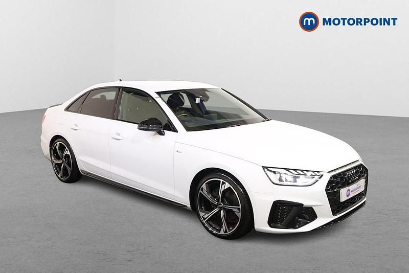 Used Audi A4 Black Edition 150 HP (110 kW) 2024 White Sedan