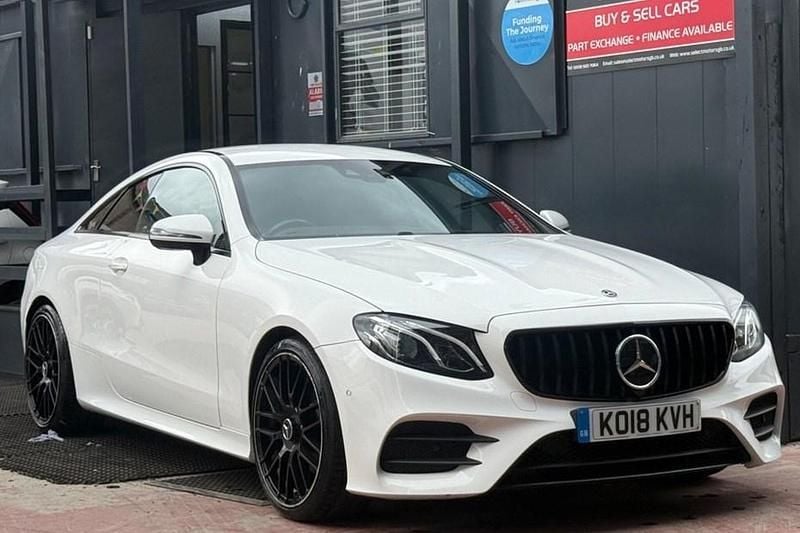White Used 2018 Mercedes E220 AMG line Coupe | £17,340 (Good price) - Image 1/1