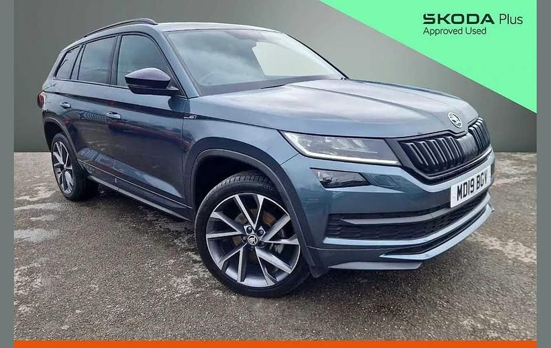 Used Skoda Kodiaq SportLine 147 HP (108 kW) 2019 Quartz grey metallic SUV