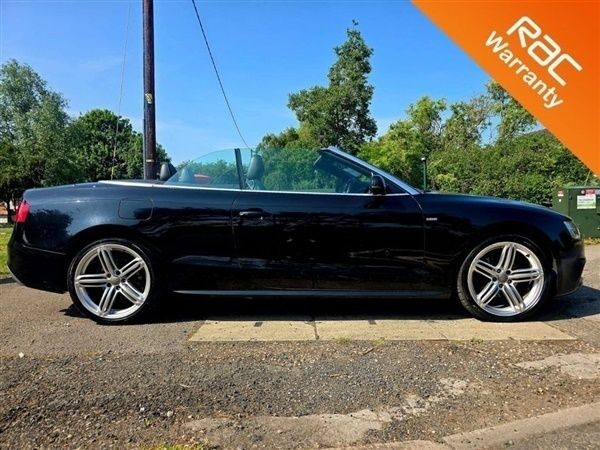 Black Used 2013 Audi A5 Cabriolet S-Line Cabriolet | £8,995 (A bit pricey) - Image 1/1