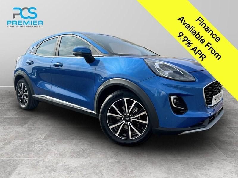 Blue Used 2023 Ford Puma Titanium Hatchback | £14,295 (Good price) - Image 1/3